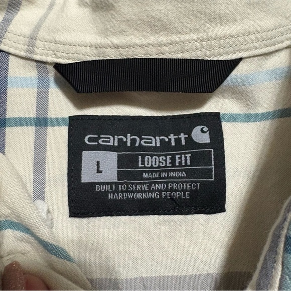 Carhartt Button Down Shirt Large - Picture 3 of 7